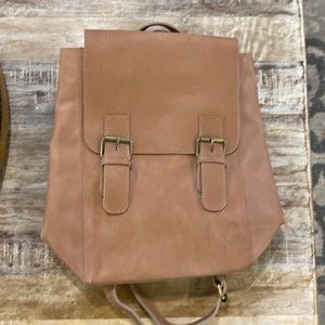 Able Local & Global Magnolia collaboration leather backpack